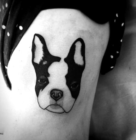 Tattoos - franch bulldogue - 127093